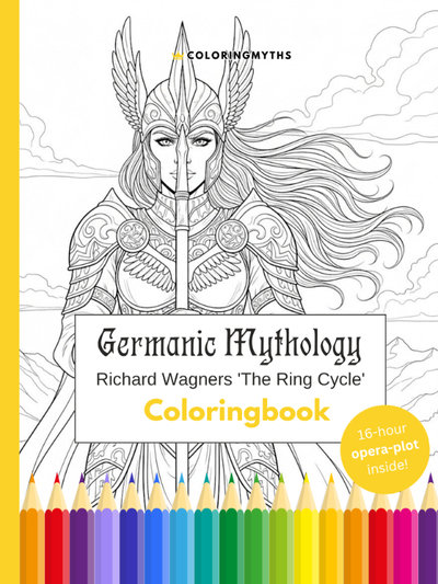 Germanic Mythology Coloring Book