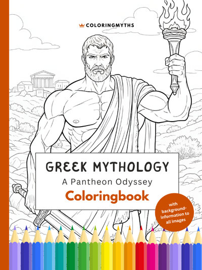 Greek Mythology Coloring Book