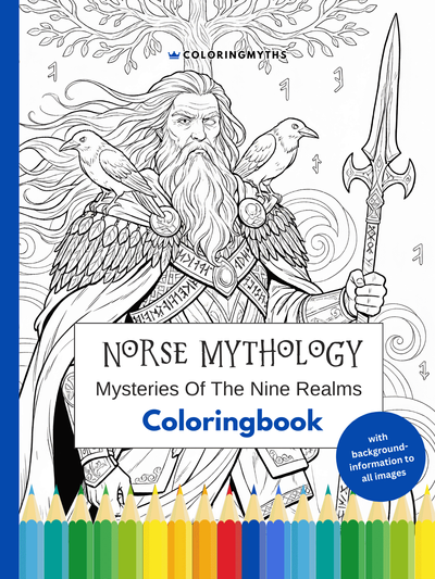 Norse Mythology Coloring Book